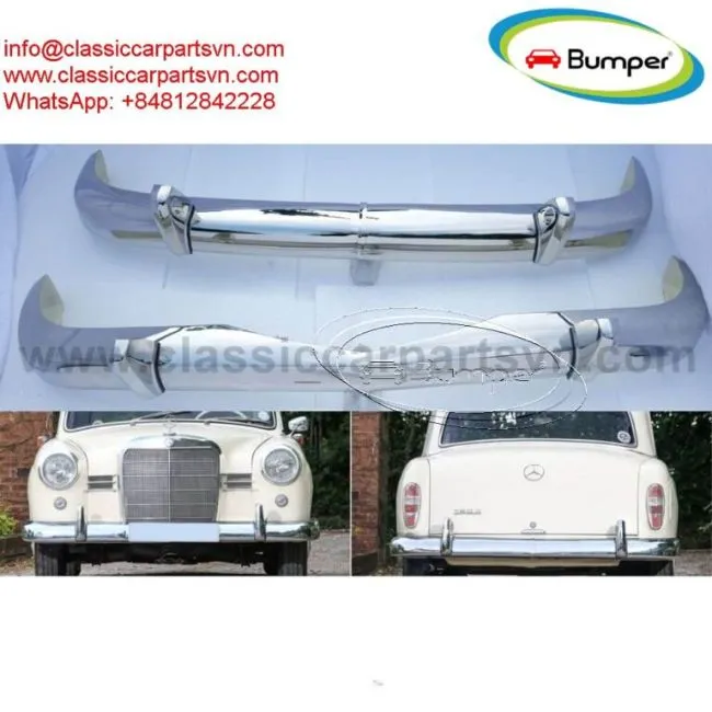 Mercedes Ponton W120 W121 4-cylinder (1959-1962) bumpers Image 1